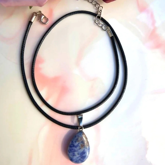 Natural Stone Pendant Necklace - Picture 1 of 2